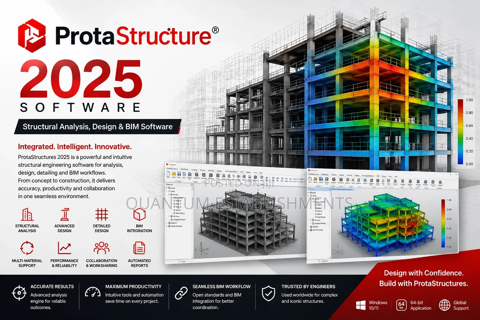 ProtaStructure 2025 | Structural Analysis, Design and BIM Software