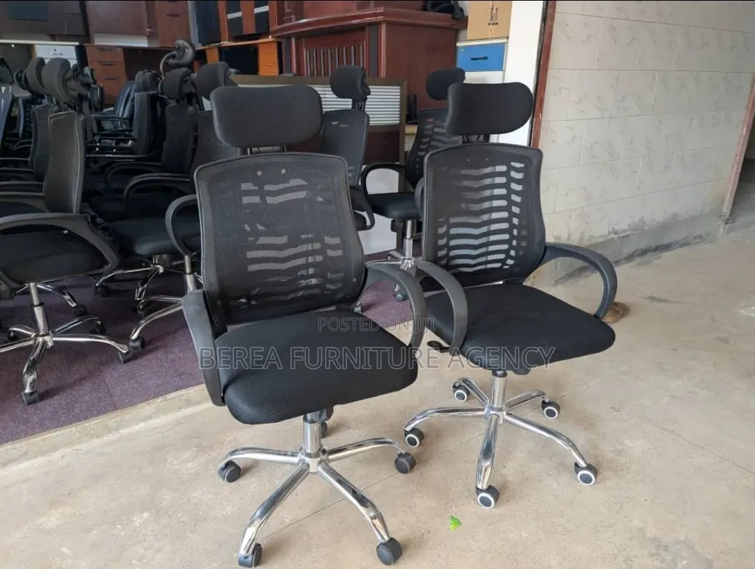 High Back Refurbished Mesh Office Chairs 2pcs