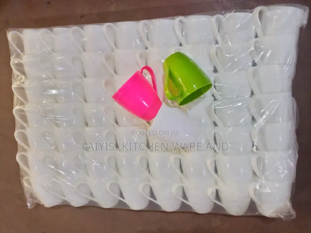58-Piece Plastic Tea Cups Set –Durable for Large Gatherings Business