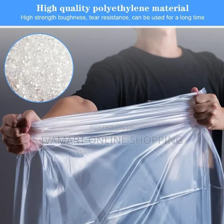 Garments Polythene Plastic Covers / Bags - 20 PCs, Dust Proof