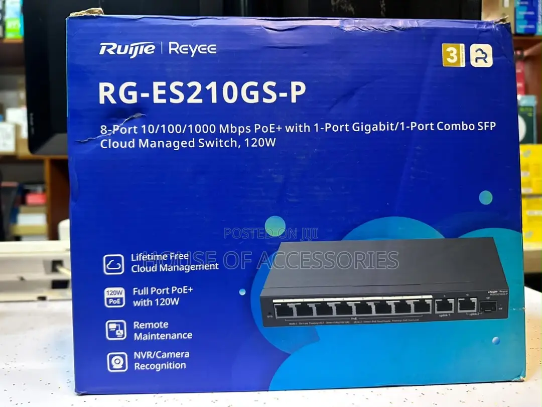 Ruijie-Es210gs- P 8 Port Combo SFP Switch