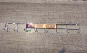 Wall Mounted Hooks Hanger Line - 8 Hooks