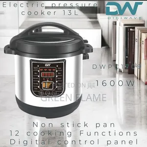 13L Electric Pressure Cooker (Cooks Up to 10kg of Food)