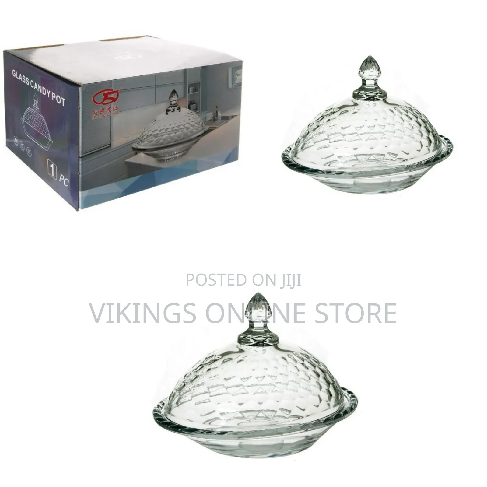 Candy Fruit Salad Food Dish Bowl Storage Serving Plate Pot -Clear