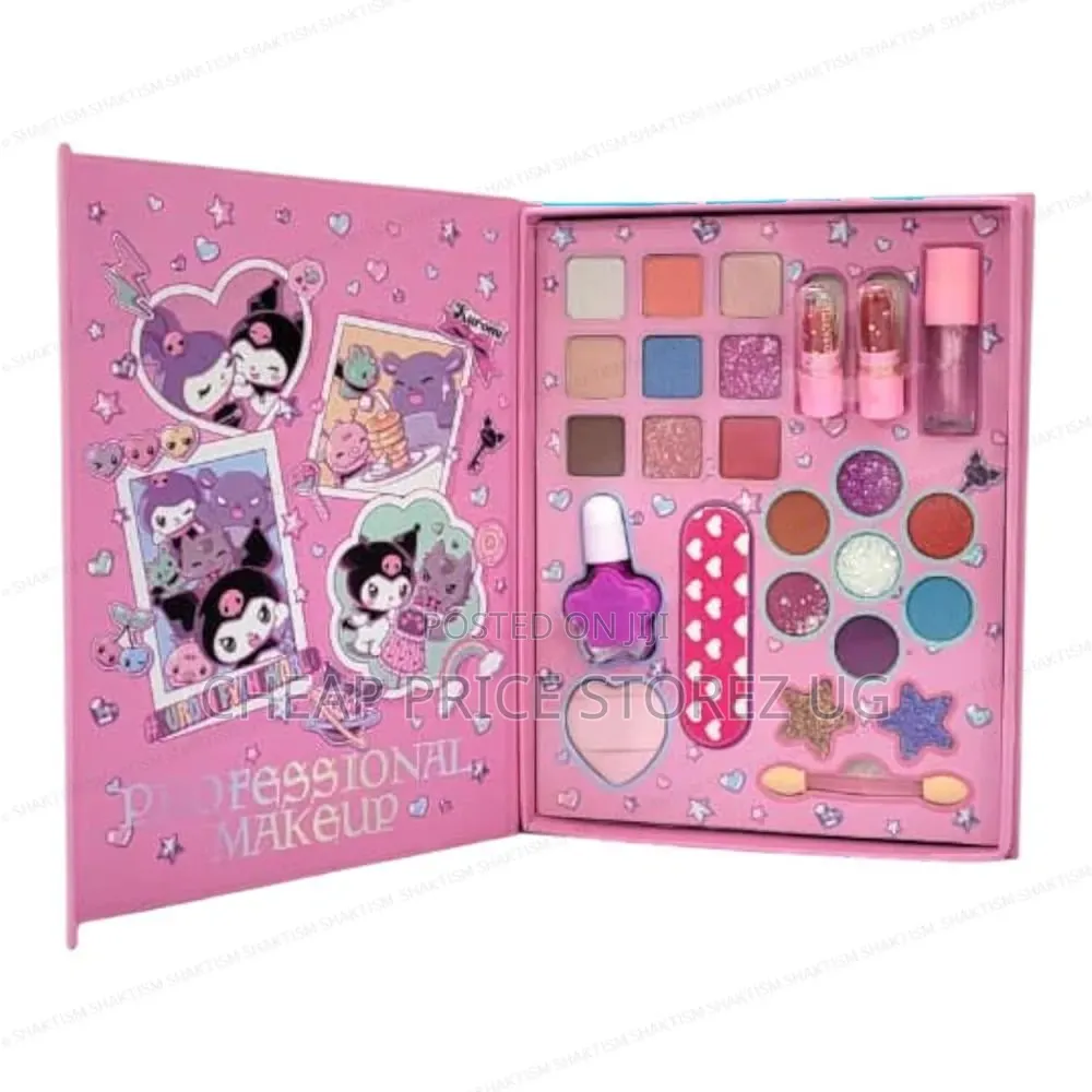 Cute Girly Makeup Set for Kids – Makeup Bag With Eyeshadow, Lipstick