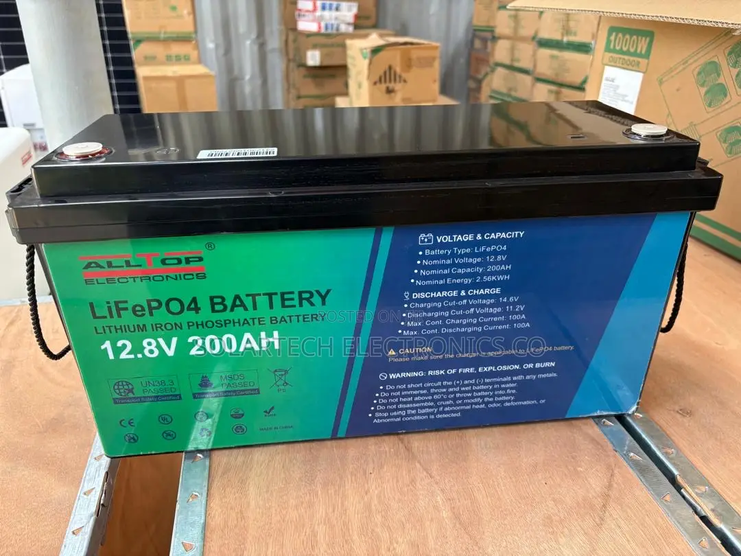 2.56kWh ALLTOP Lithium Iron Phosphate Battery 200Ah With BMS
