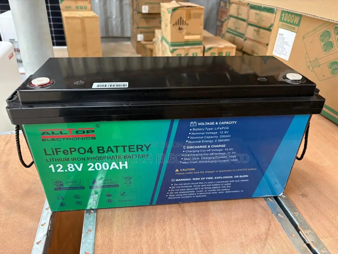 ALLTOP 12.8V 200Ah Deep Cycle LiFePO4 Battery| Rechargeable