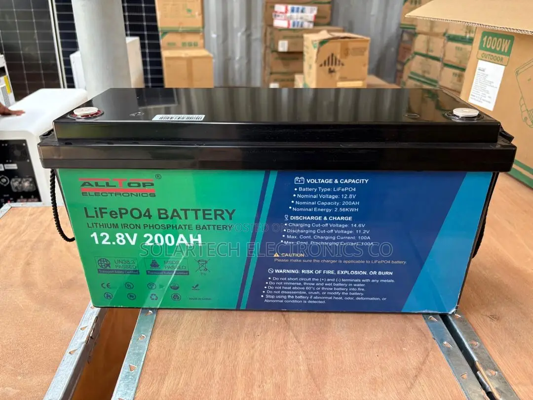 ALLTOP 2.56kWh Lithium Battery for Solar Systems| 14.6V Cutoff Voltage