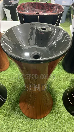 One Piece Pedestal Sink