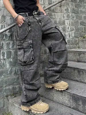 Baggy Pocket Jeans