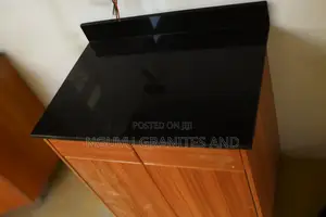 Polished Black Pearl Granite Counter Tops