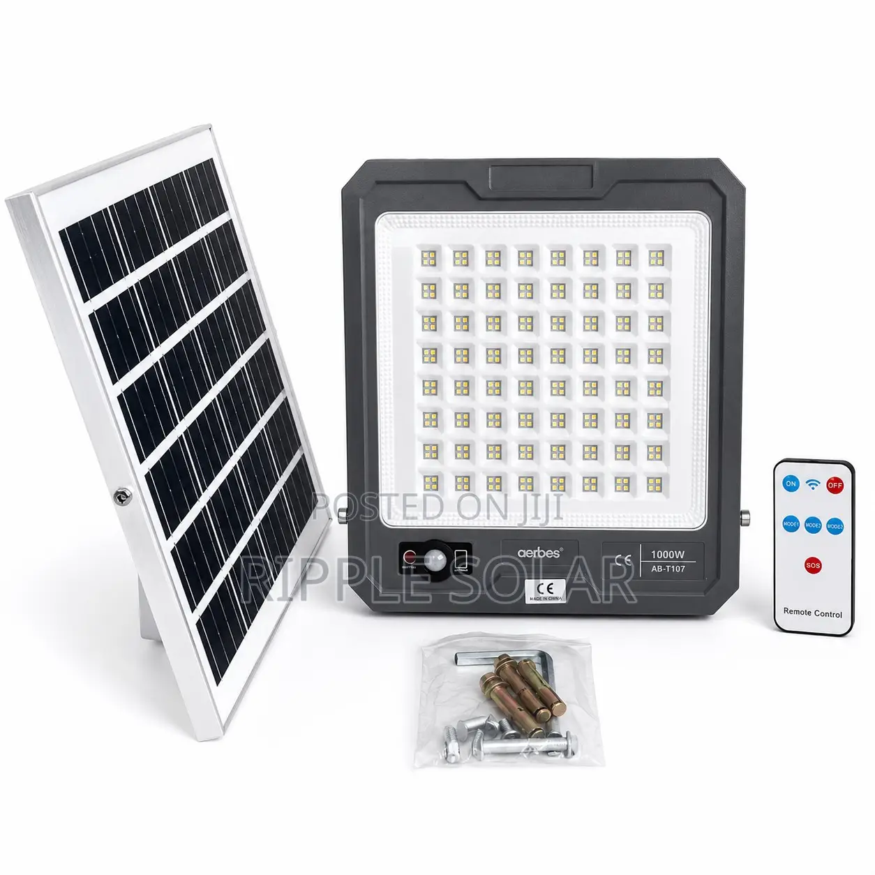 Aerbes 1000W Split Solar Flood Light Outdoor Lamp AB-T107