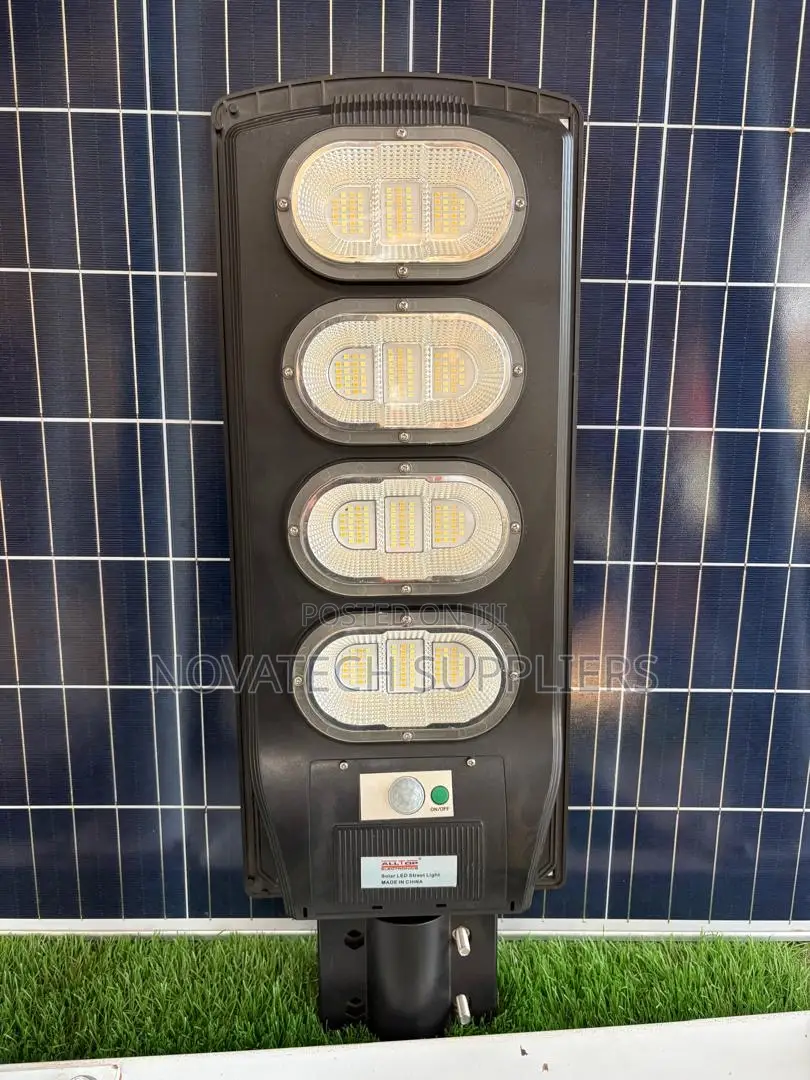 ALLTOP 200W LED Solar Street Light With Motion Sensor