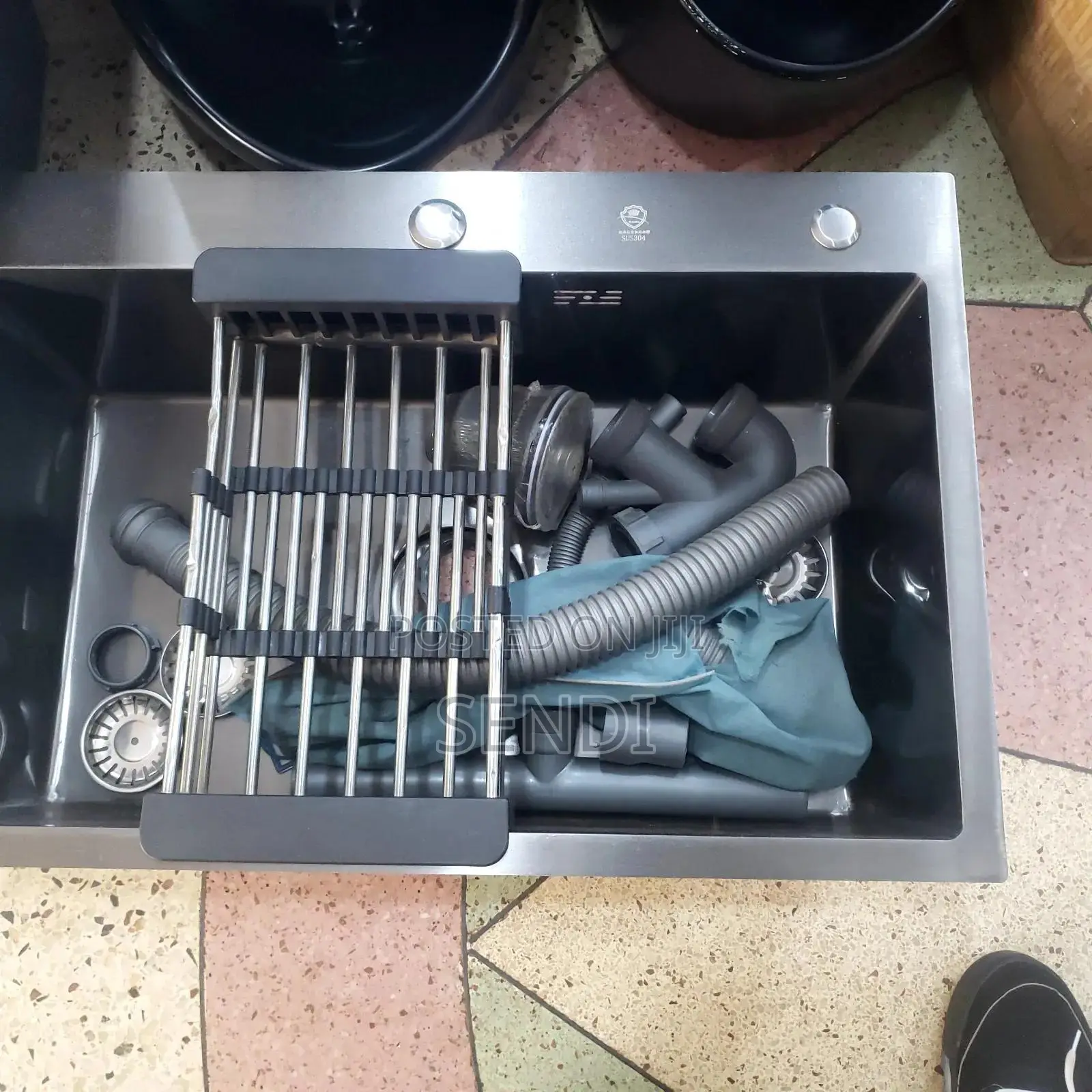 Stainless Steel Kitchen Sink Kit