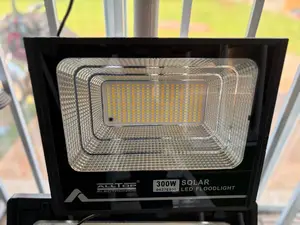ALLTOP 300W LED Solar Flood Light With Solar Panel and Inbuilt Battery