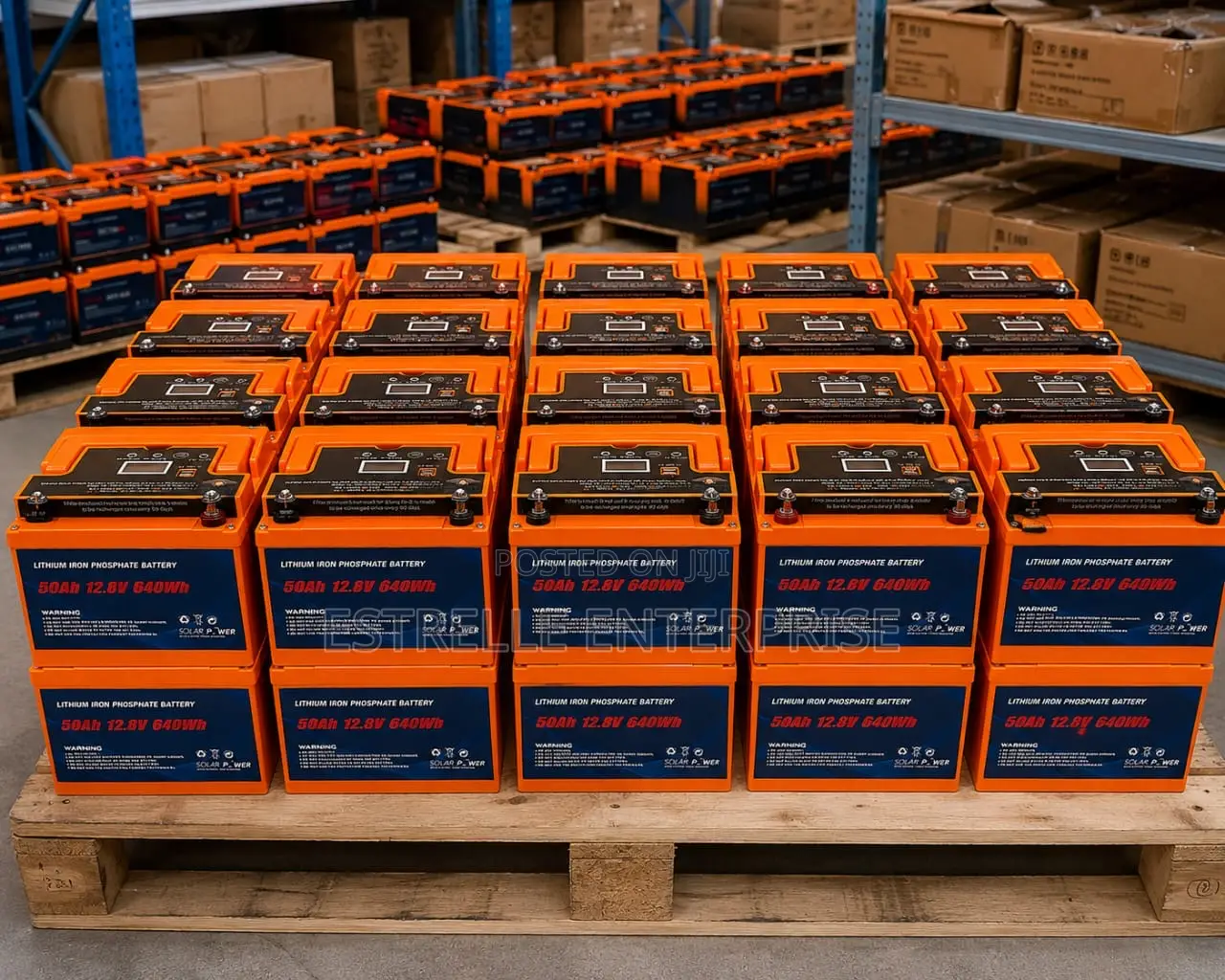 50Ah LifePO4 Lithium Battery Solar Backup