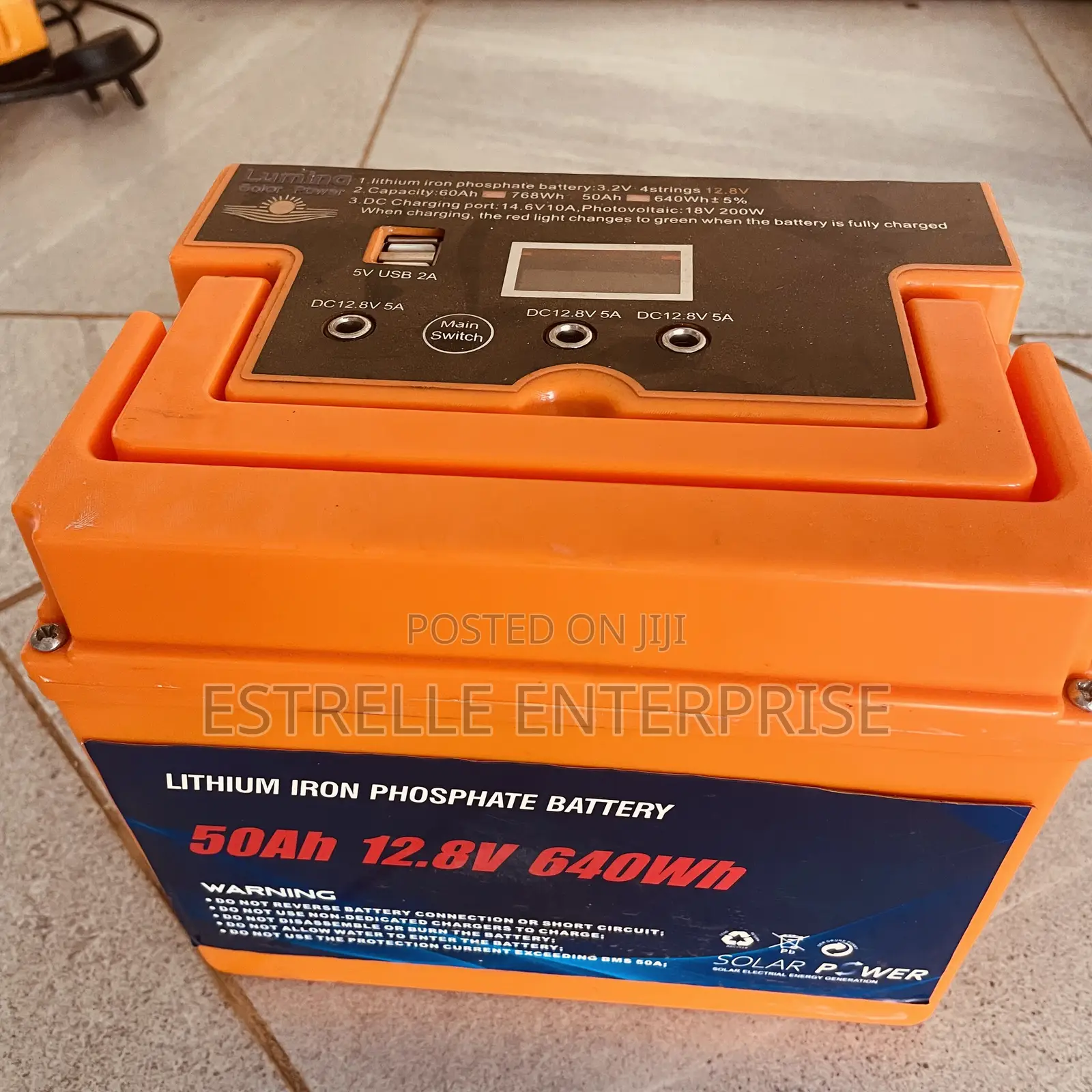50Ah LifePO4 Lithium Battery Solar Backup