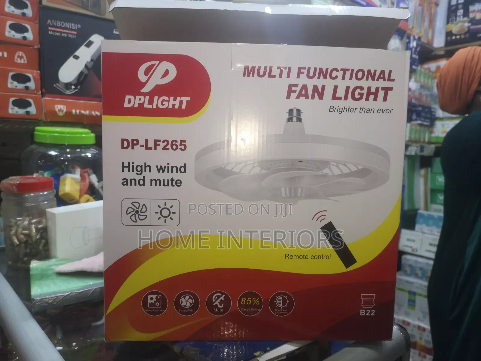 Fan Light With a Remote
