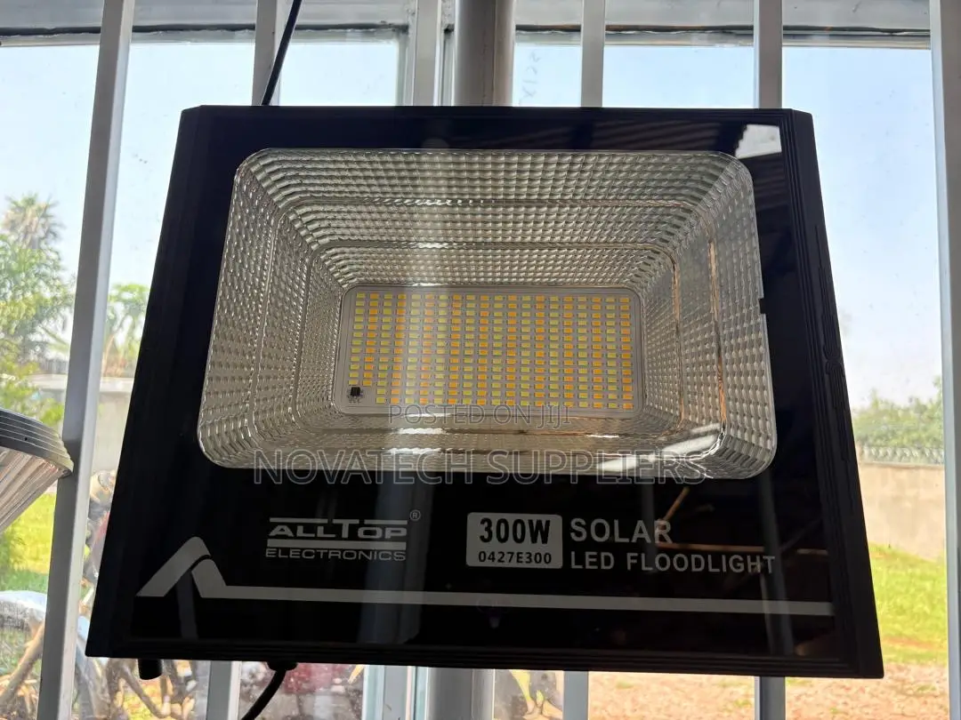 ALLTOP 300W Outdoor Solar Flood Light With Remote Control