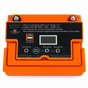 20Ah 12V LifePO4,Lithium Battery Solar Backup