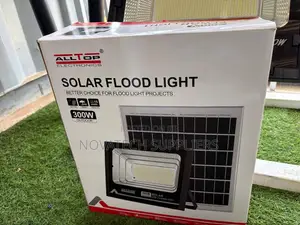 ALLTOP 300W High Illumination Solar Flood Light |Rechargable