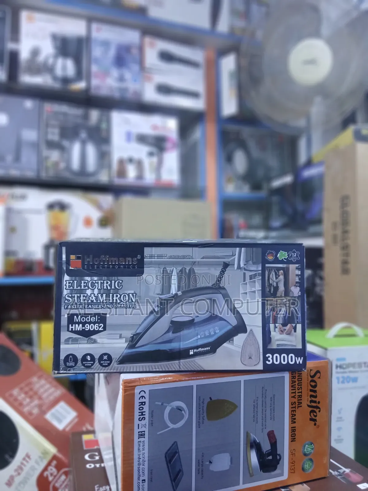Hoffmans 3000w Steam Iron