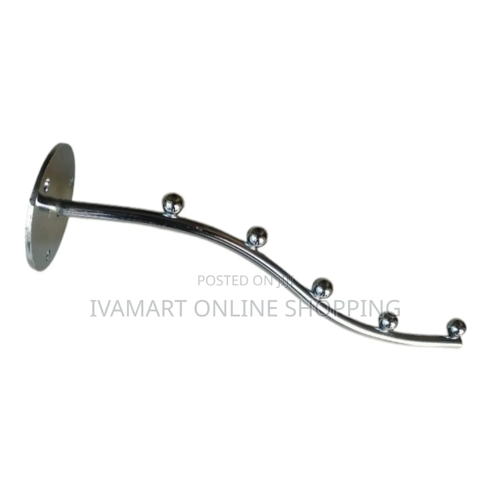 Wall Mounted Boutique Hook Rods - 5 Hooks
