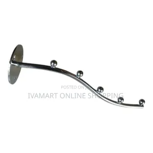 Wall Mounted Boutique Hook Rods - 5 Hooks