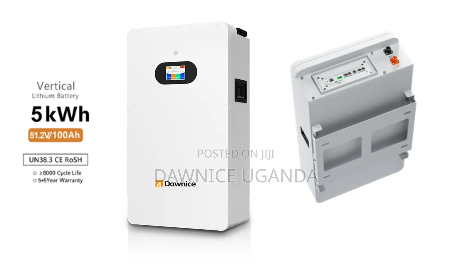 Compact 5kWh Wall-Mounted LiFePO4 Home Battery Storage
