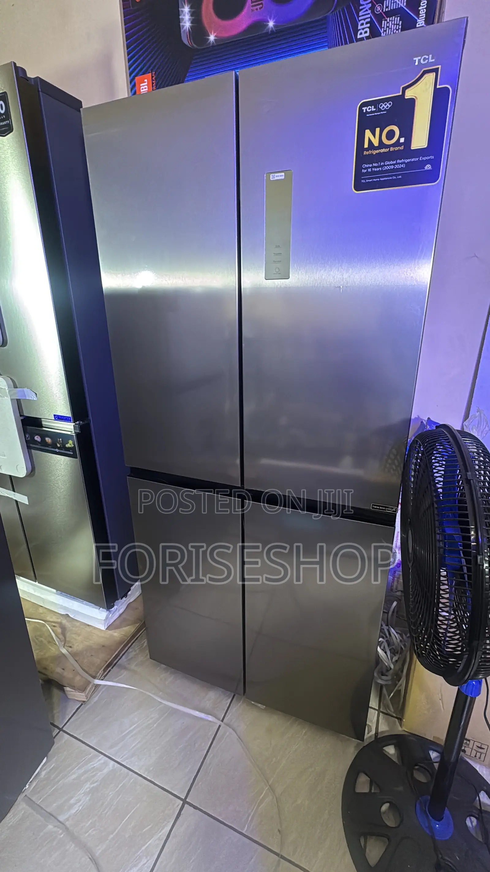 TCL Side by Side Fridge 4 Doors