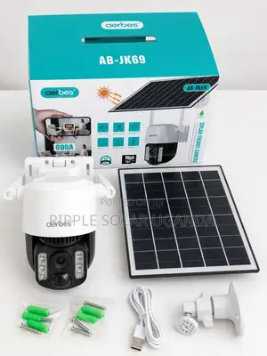 Aerbes WiFi Solar PTZ Security Camera HD AB-JK69-W