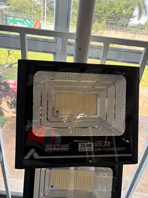ALLTOP 200W LED Solar Flood Light With Solar Panel 4 Charging