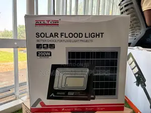 ALLTOP 200W High Illumination Solar Flood Light | Wall Pole Mounted