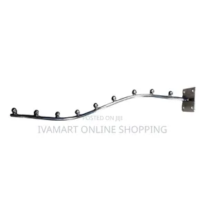 Wall Mounted Boutique Hooks Rods With 9 Hooks