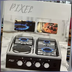 Pixel Tabletop cooker.A Three Gas Burners and One Electric Hot Plate.