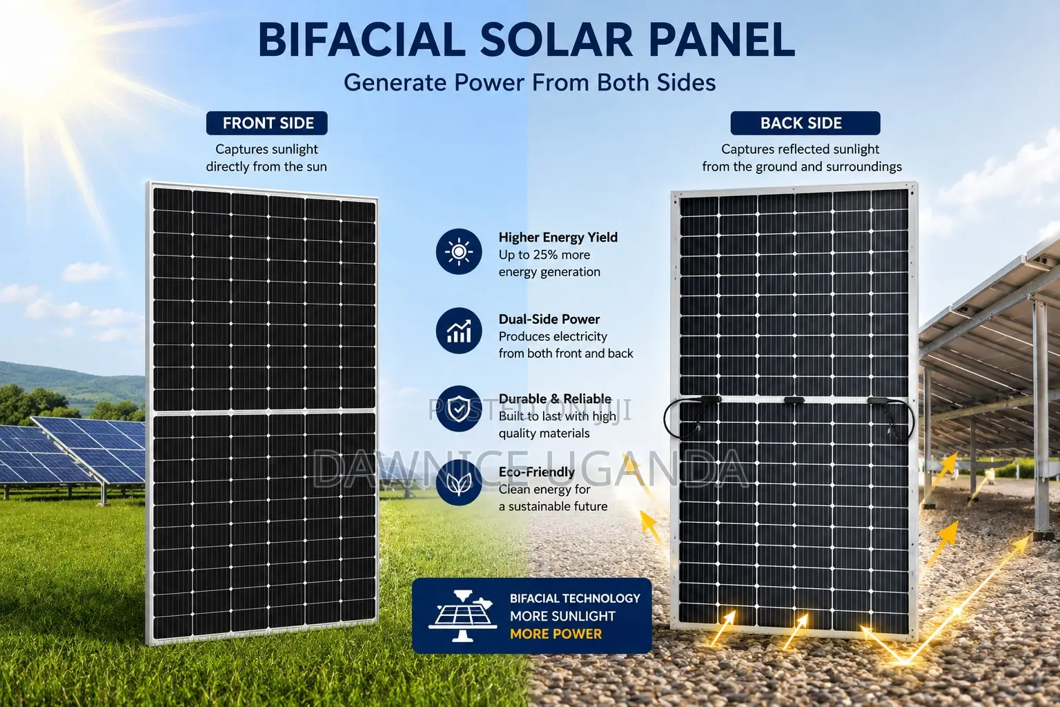 Meike 615W | N-TOPCon Bifacial Dual-Glass Module (66-Cell Version)