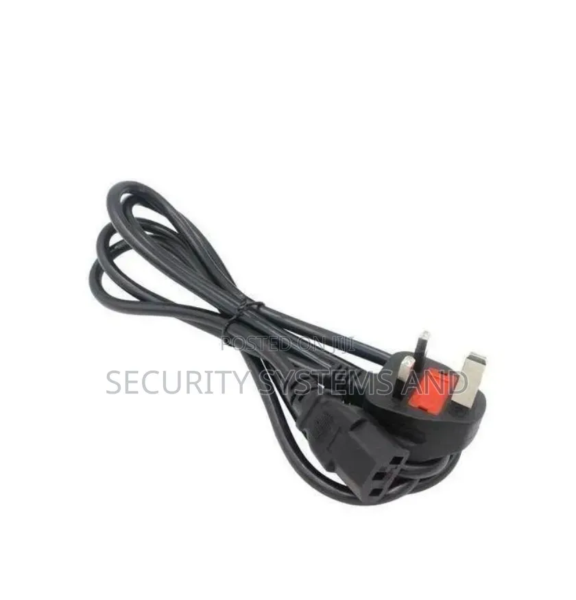 3 Pin Power Cable for Computer, Monitor and Any Other Device