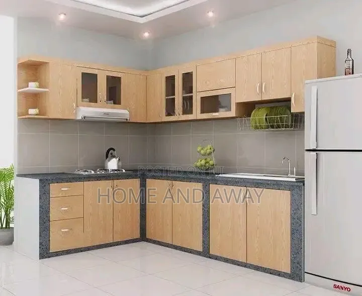 Kitchen Cabinets From 7,000,000/- With Assorted Different Colours