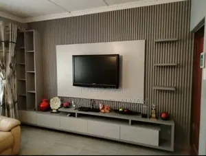TV Stands/Full Fluted PVC Panel TV Units
