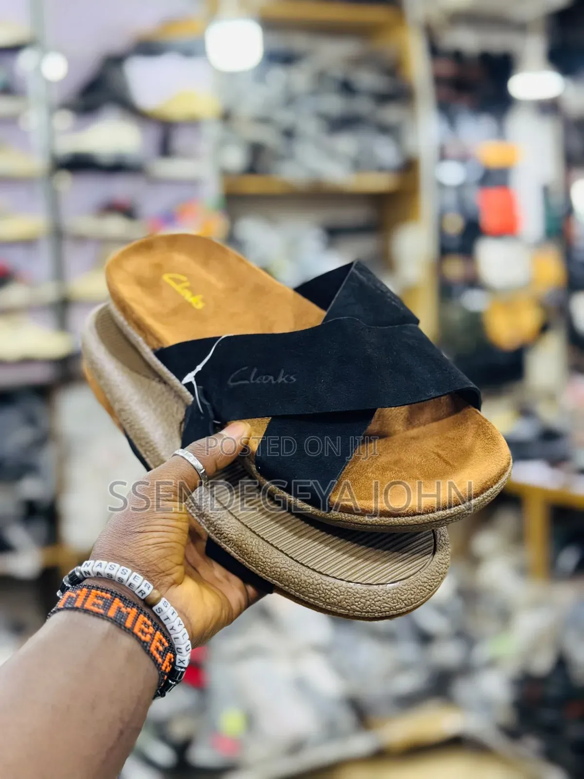 Clarks Men's Suede Sandals