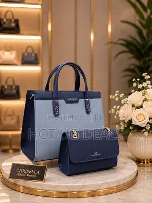 Chrisbella 2-in-1 Luxury Handbag Set - Color May Vary