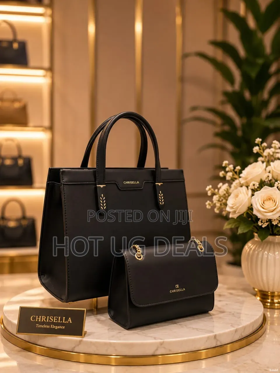 Chrisbella 2-in-1 Set Classic Hand Bags