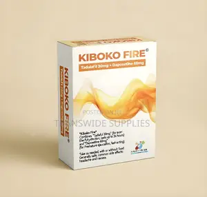 Kiboko Fire 4 Tablets Tadalafil 20mg Dapoxetine 60mg Full PKT