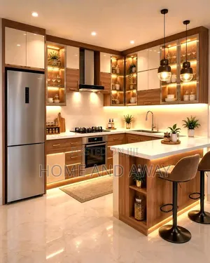 Kitchen Cabinets/Perfect U Shape Kitchen Cabinets From 10,000,000/-