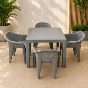 Executive Outdoor Plastic Table and Chairs