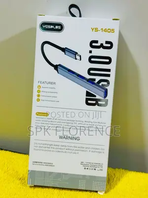 YesPlus YS-1405 4-in-1 Type-C OTG USB Hub.