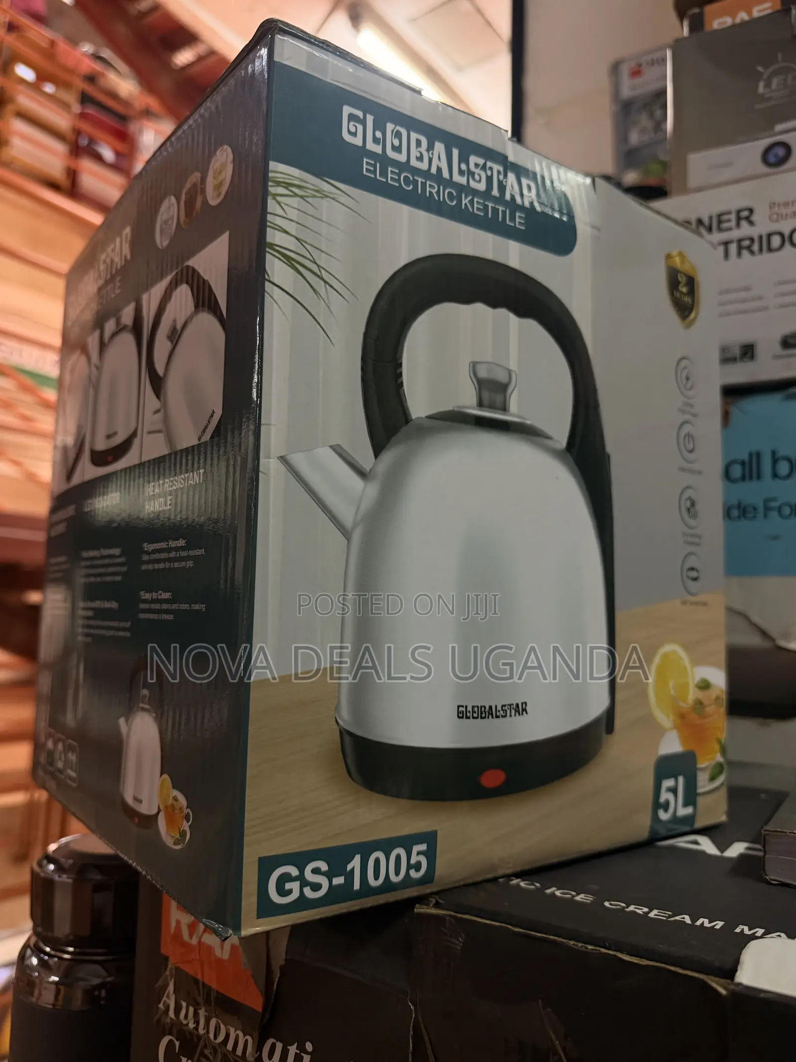 Globalstar GS-1005 5L Electric Kettle – Large Capacity.