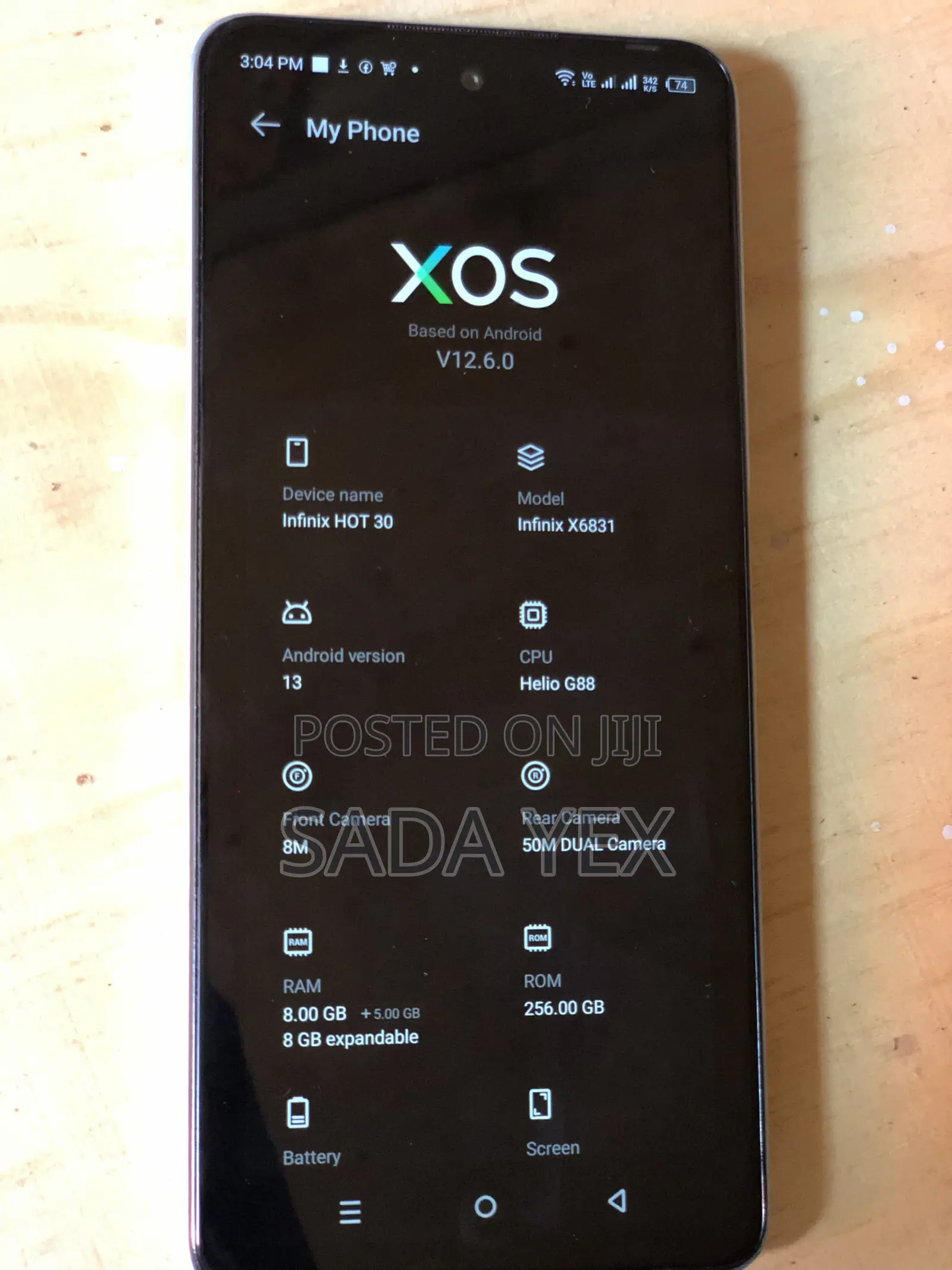 Infinix Hot 30i 128 GB Blue