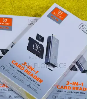 Card Reader USB-C or Lightning to SD and TF Card