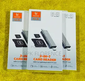 Card Reader USB-C or Lightning to SD and TF Card